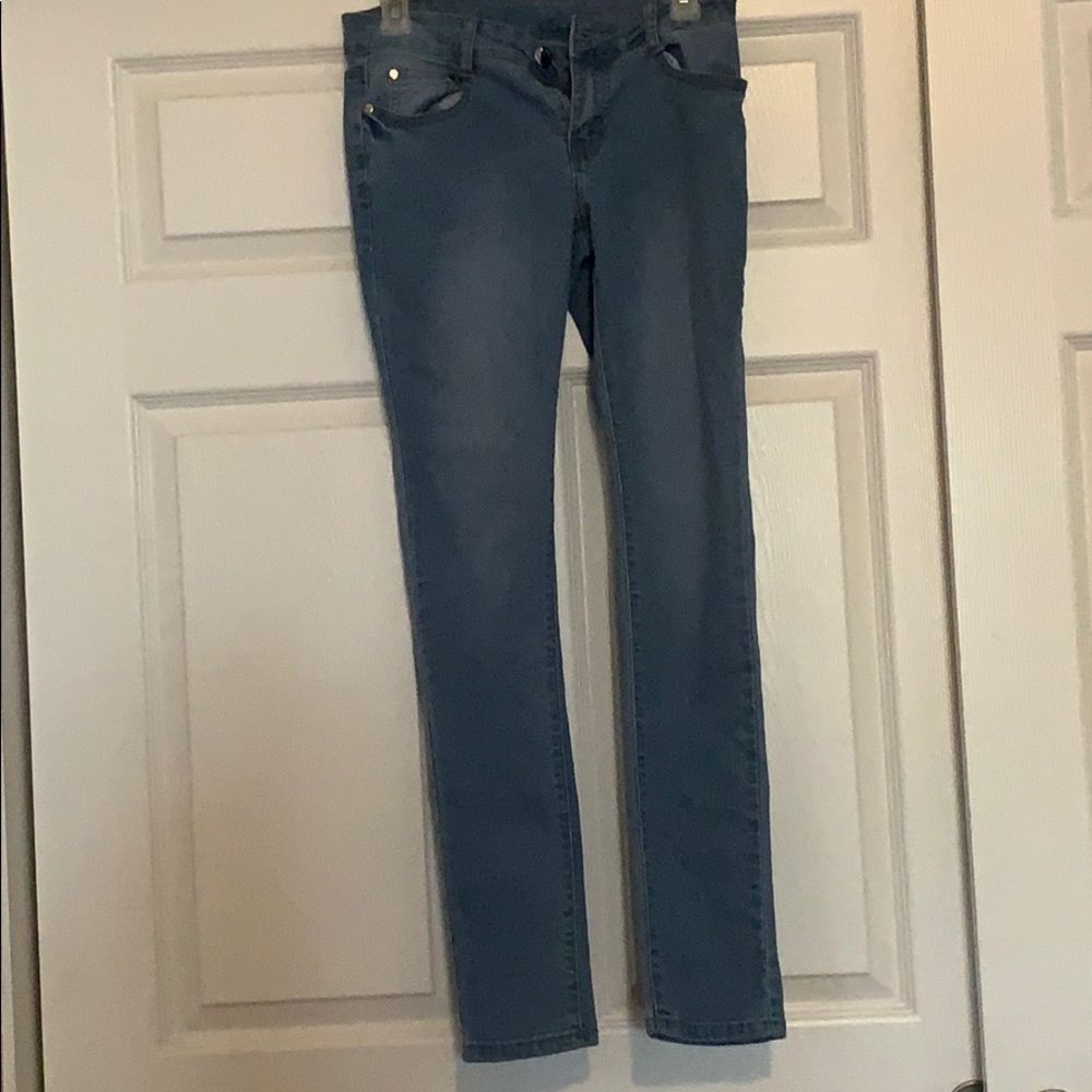 FashionNova light blue jeans